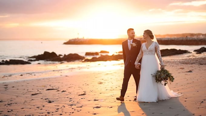 do wedding video editing and cinematic highlights, reels, short, save the date