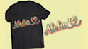 create a custom typographic t shirt design