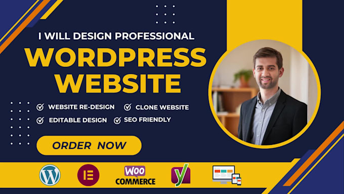 do wordpress website design and development or redesign wordpress website