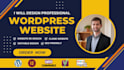 do wordpress website design and development or redesign wordpress website