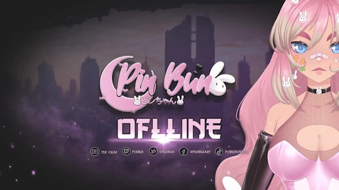 create animated brb,starting soon, offline screen for twitch