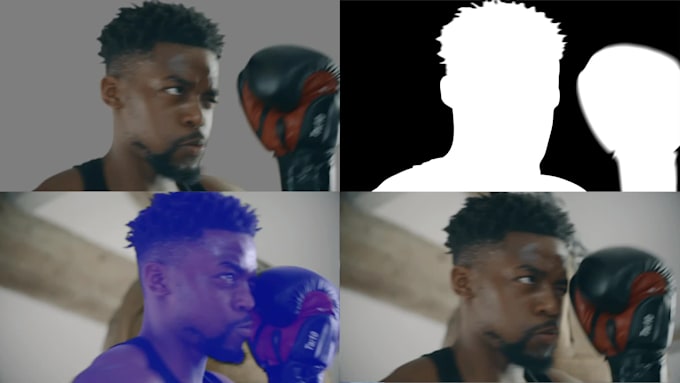 do industrial quality rotoscoping, keying , and cleanup