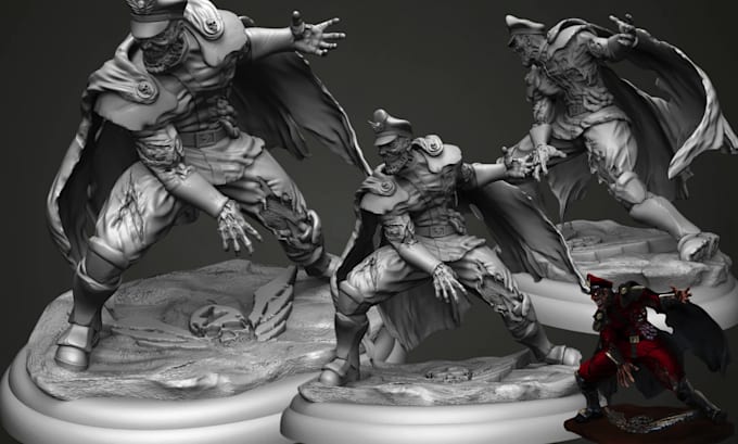 2d image sketch picture to 3d sculpt 3d character object creatures ...