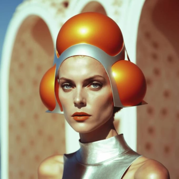 Space-inspired retro-futuristic fashion styles. : r/midjourney