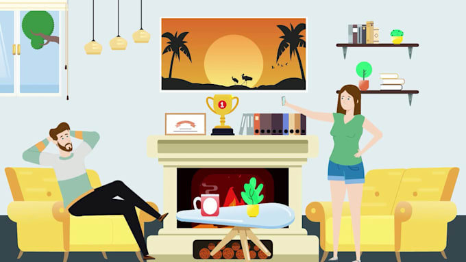 create a professional 2d animated explainer video