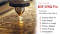 image to dxf, svg file for cnc laser cutting, engraving
