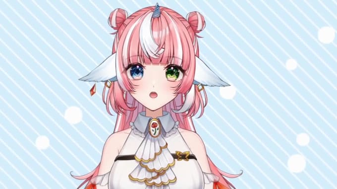 draw vtuber model anime live2d character design live2d rigging vtuber commission