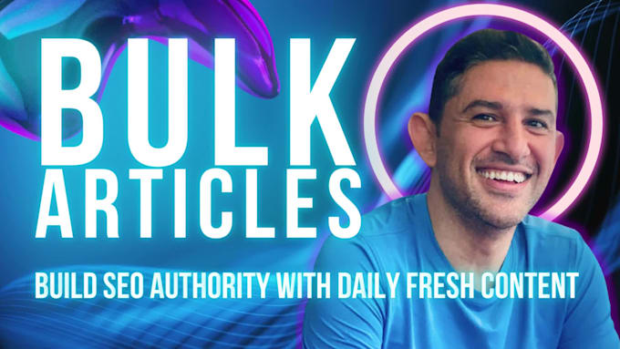 write bulk SEO articles and blog posts for your wordpress site