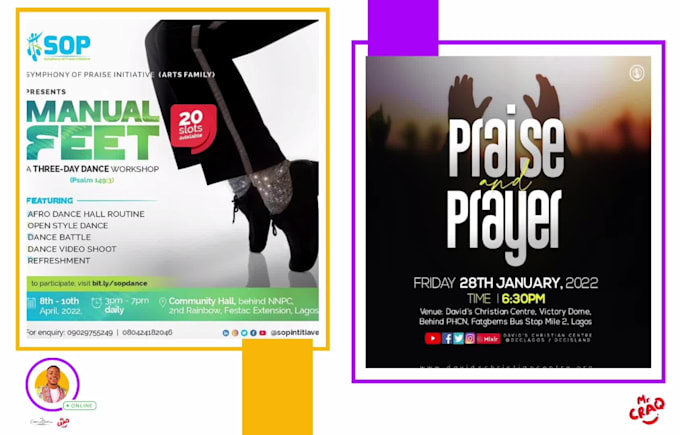 design professional social media posts using canva or capcut