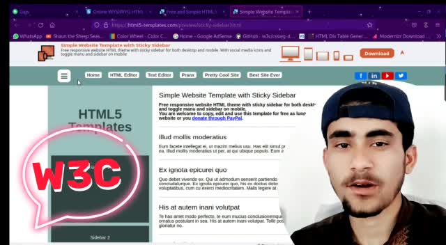 fix HTML, CSS, javascript and jquery bugs