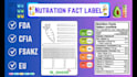create nutrition facts label