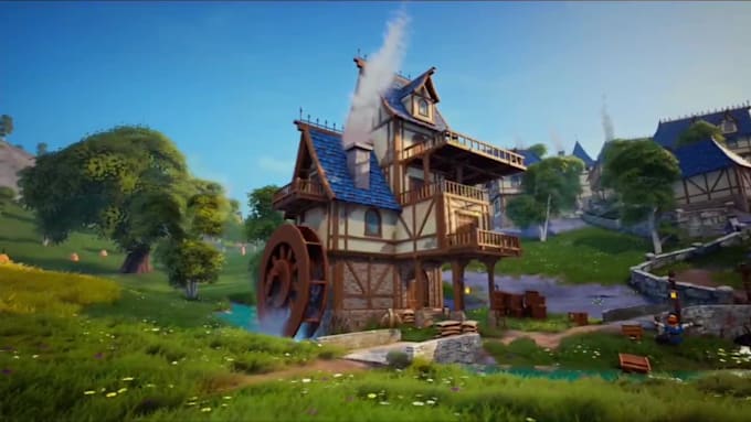create stylized 3d environment in unity 3d game map level design vr world design