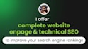 optimize website on page SEO on shopify, wordpress, wix, squarespace