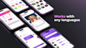 create a stylish mobile app promo video for IOS
