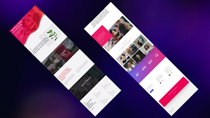 design and develop a stunning landing page within 3 hours