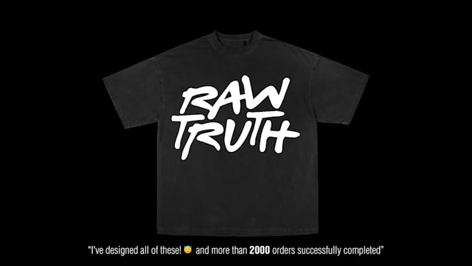 create unique streetwear typography design