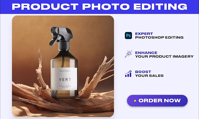 do professional product photo editing in photoshop