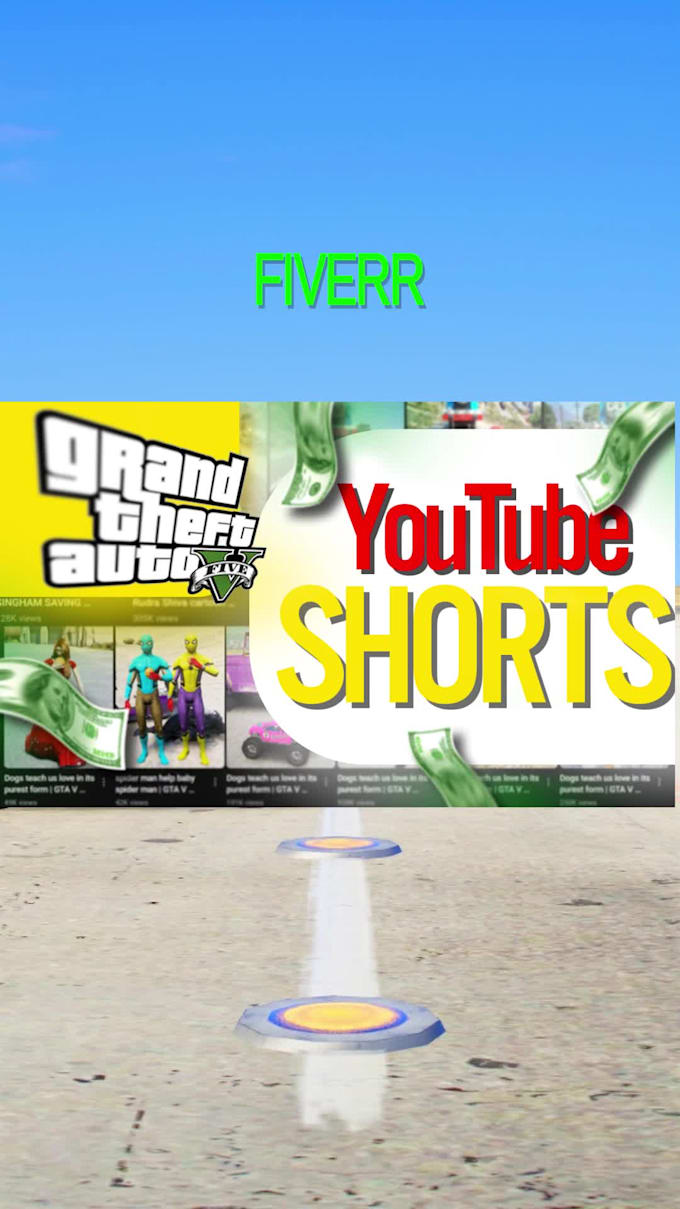 create gta 5 shorts and videos for ur yt to get more views