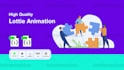 do logo animation, icon, and lottie json for web and mobile