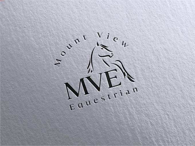 make a horse, equestrian, ranch, equine logo with vector files