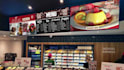 design restaurant digital menu, static tv screen, tv animated menu board