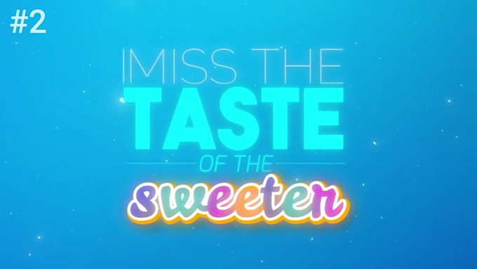 create best animated lyrics music video for you