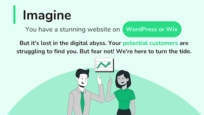 do onpage seo, technical optimization to wordpress and wix site