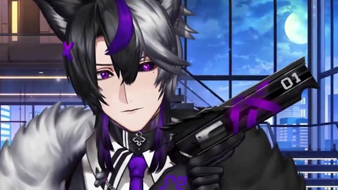 design anime vtuber model live2d rigging vtuber live2d model for vtube studio