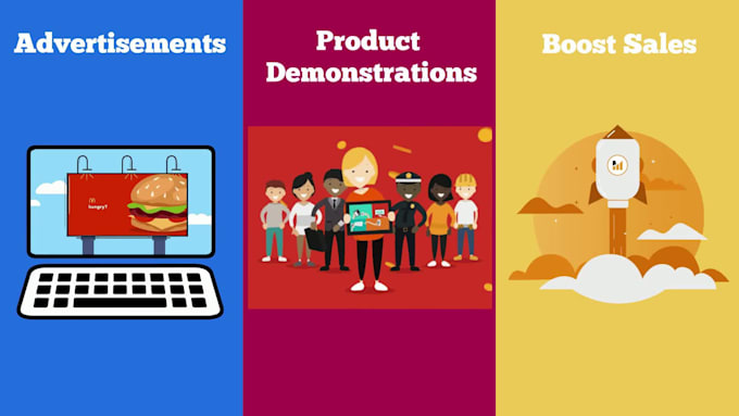 create a 2d animated explainer video or a 2d animation marketing video