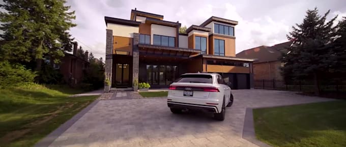 create the engaging real estate promo video including drone