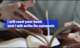 read your novel or ebook and write your blurbs