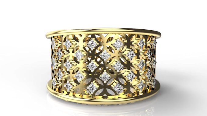 do 3d cad model jewelry design and render