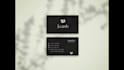 design minimal business card for your services at low prices