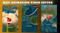 create professional travel map animation videos using geolayers like vox