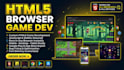 develop a professional HTML5 browser game using  javascript and webgl