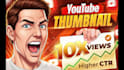design professional custom youtube thumbnails in 3 hours