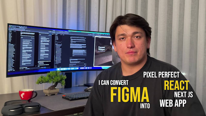 convert figma to reactjs or nextjs website with ai integration