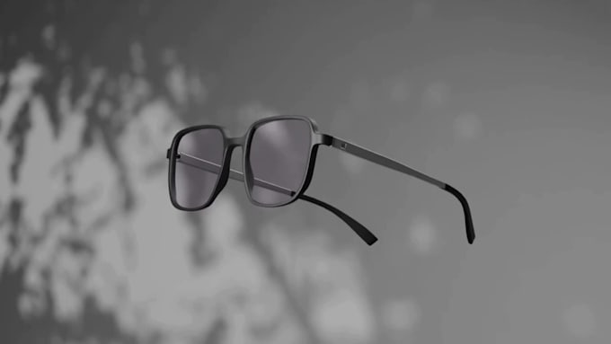 do 3d sunglasses and eyewear design, modeling,3d rendering, 3d eyewear animation