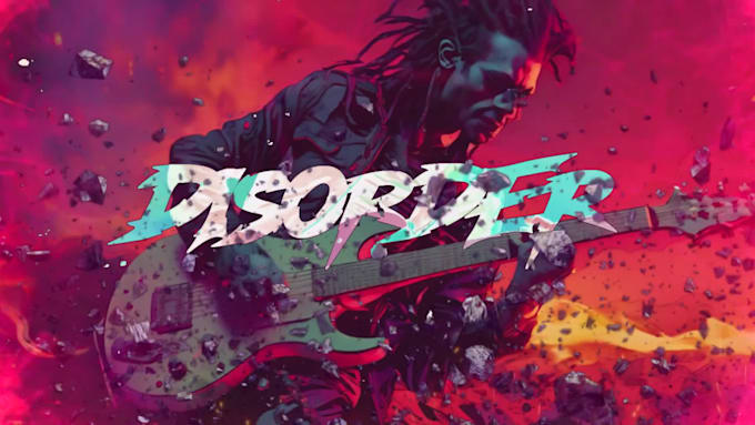 create professional animated metal lyric videos