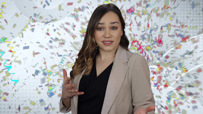 be your bubbly, british green screen spokesperson