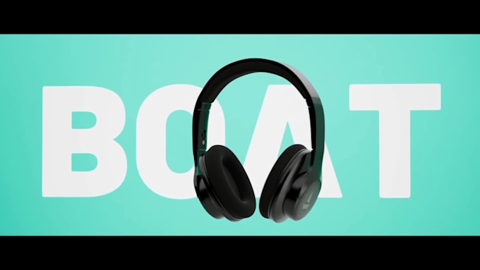 create 3d earbuds animation 3d headphone render  headset design and modeling