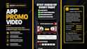 create an engaging app promo video and app explainer video