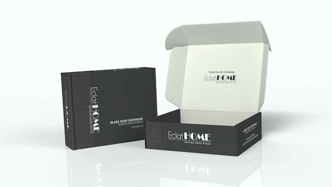 design product packaging, amazon packaging, and mailer box designs