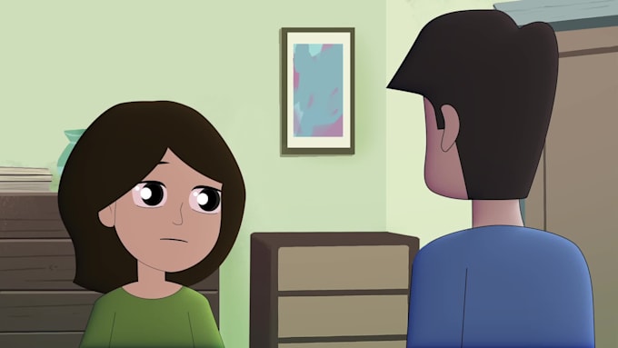 create 2d animated film or cartoon