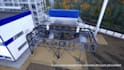 cinematic 3d industrial animation, construction process project planning  video