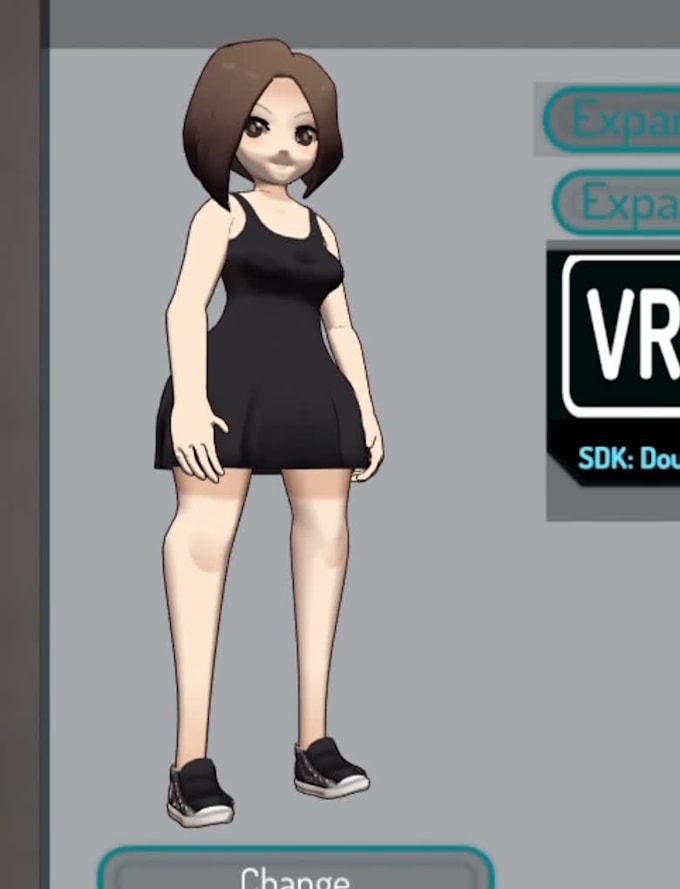 create a custom furry anime vrchat avatar
