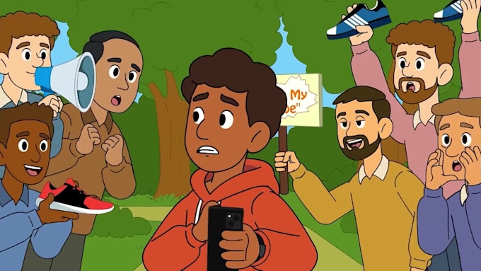 create professional 2d character animation videos