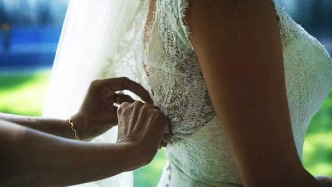 do cinematic and emotional wedding video editing for your reel