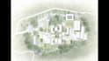 do urban design master plan and architectural site plan rendering