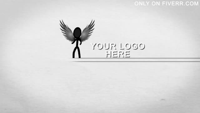produce a short cartoon logo intro